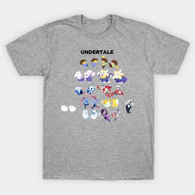 Undertale Tribute T-Shirt by greyybubble